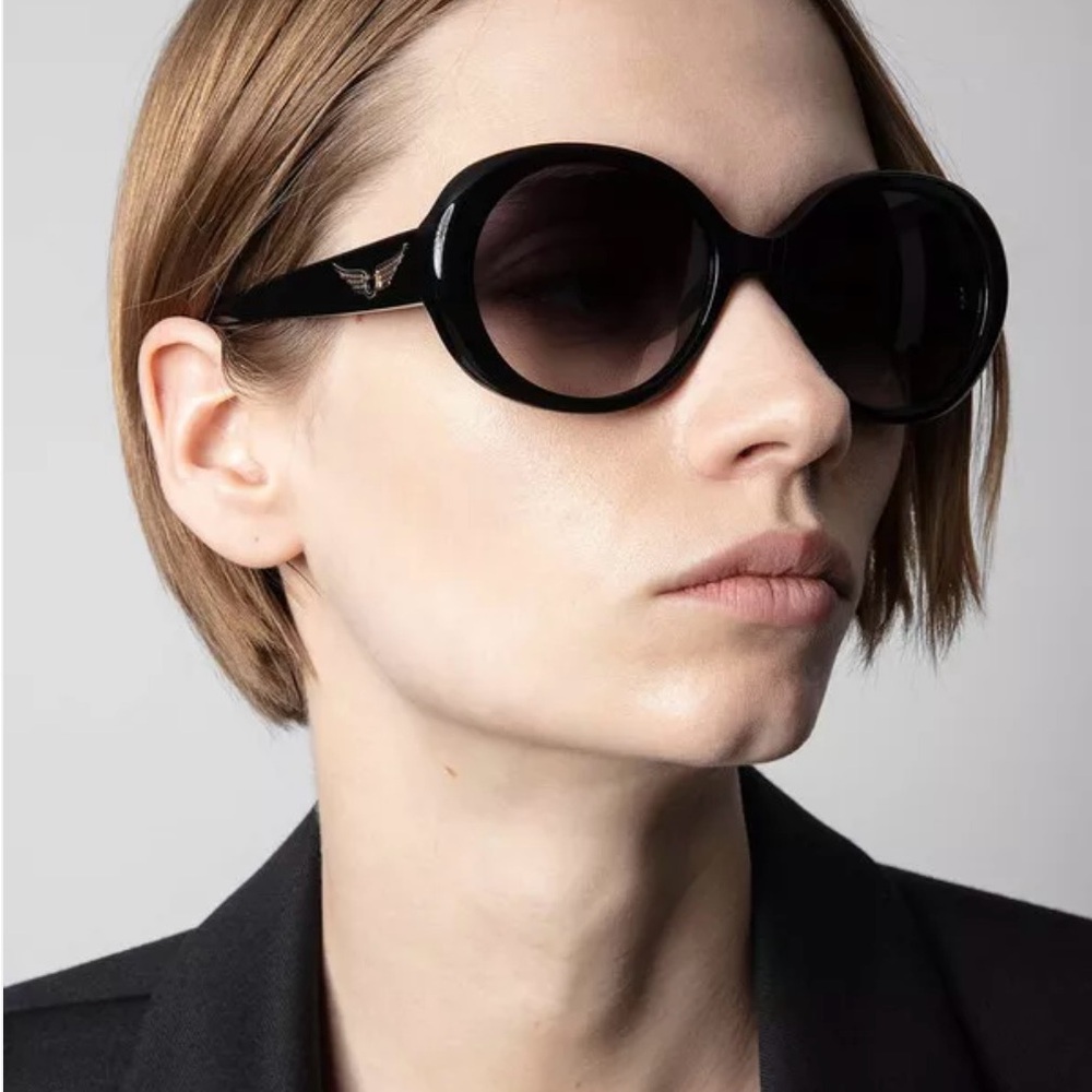 Zadig and Voltaire Iconic Wings Sunglasses in Noir